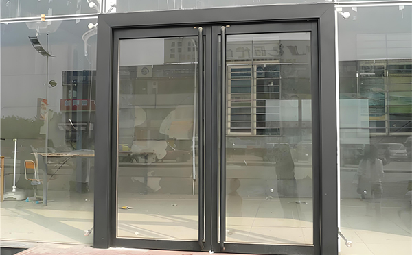 镇安玻璃地弹门