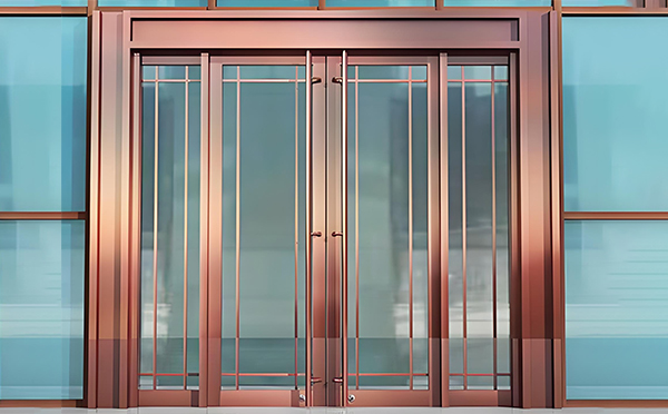 镇安玻璃地弹门